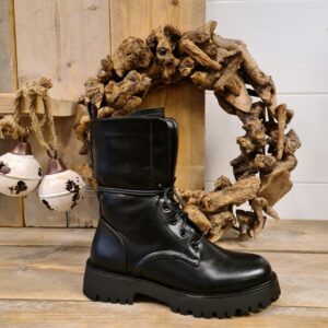 stoere bootie zwart