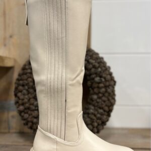 Beige laars hoog