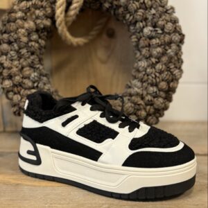 Teddy sneaker zwart