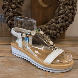 Slipper steen wit