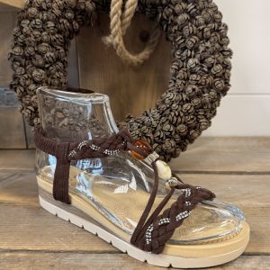 slipper donkerbruin kraal
