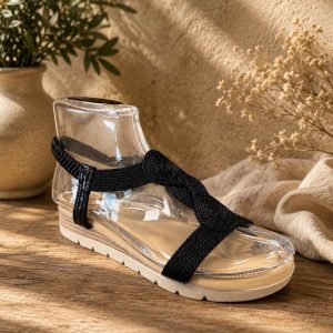 Slipper zwart